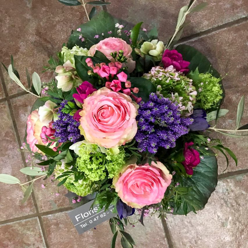 Bunter Blumenstrauß von Florist Nicky Judel aus Mulsum